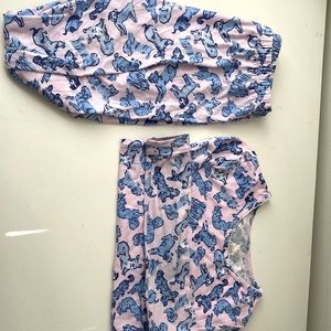 Lily Pulitzer pj set size 14